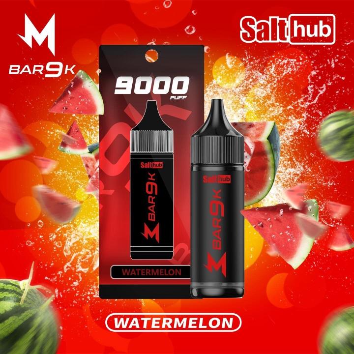 [PODDIS]Marbo Bar 9K Disposable - Watermelon แตงโม 9000Puffs 14ML Nic3`0mAh ชาร์จได้ ไม่มีสายคล้องคอ