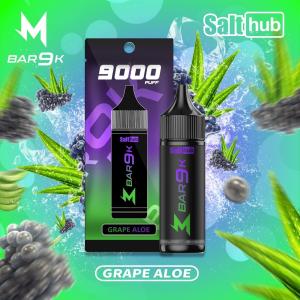 [PODDIS]Marbo Bar 9K Disposable - Grape Aloe องุ่นว่านหาง 9000Puffs 14ML Nic3`0mAh ชาร์จได้ ไม่มีสายคล้องคอ