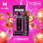 [PODDIS]Marbo Bar 9K Disposable - Strawberry สตรอว์เบอร์รี่ 9000Puffs 14ML Nic3`0mAh ชาร์จได้ ไม่มีสายคล้องคอ